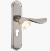 C3812镍拉丝锌+铝合金门锁