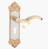 E5055金加银锌合金门锁