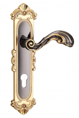 85D3050钛黑K金大锌板执手锁