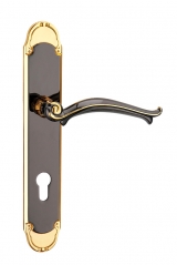 85D11L52枪黑金大锌板执手锁