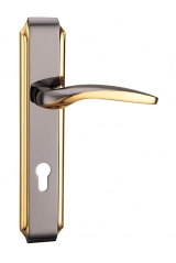 85D36L62钛黑/K金大锌板执手锁